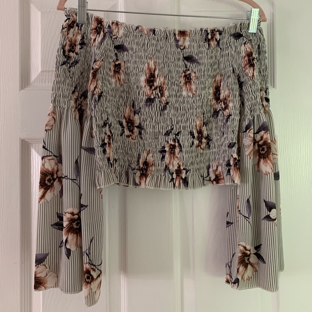 Floral Off the Shoulder Top